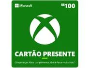Carto Presente Digital Xbox R$ 100,00